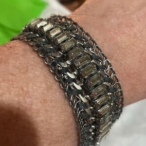 Stella & Dot Jewelry Rhinestone Baguette Bracelet